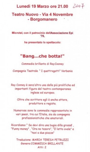 LOCANDINA BANG CHE BOTTA